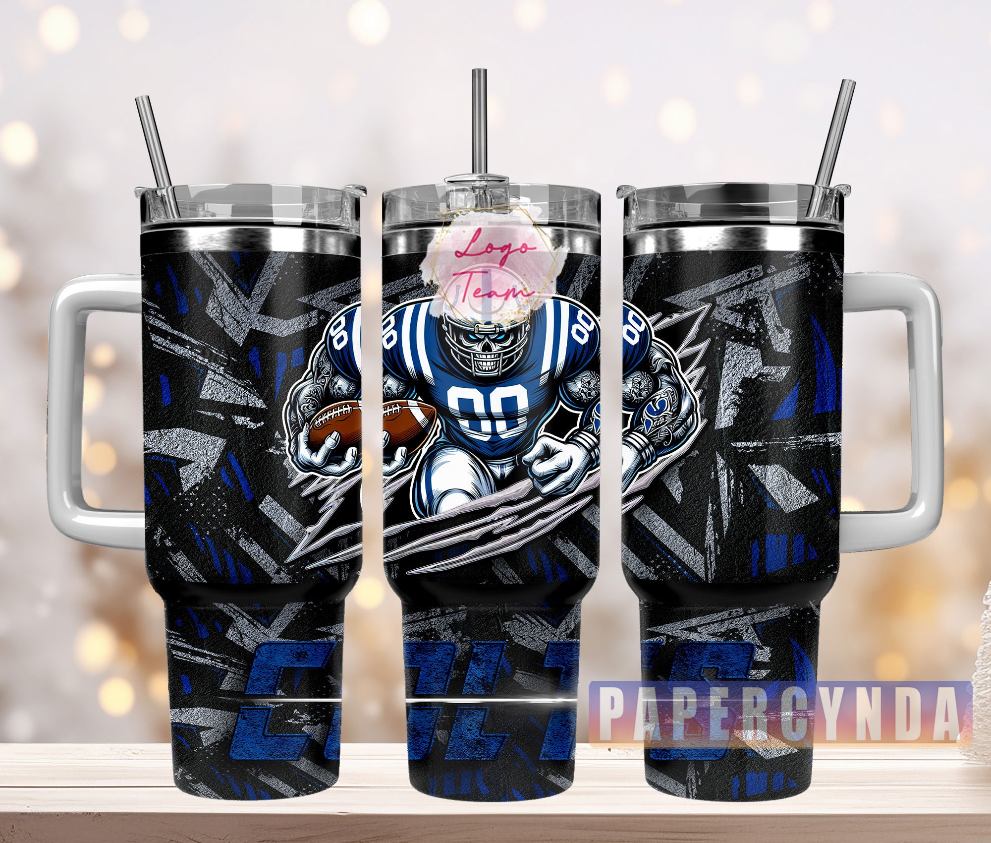 Indianapolis Colts Stanley Tumbler With Handle Personalized Name St6761