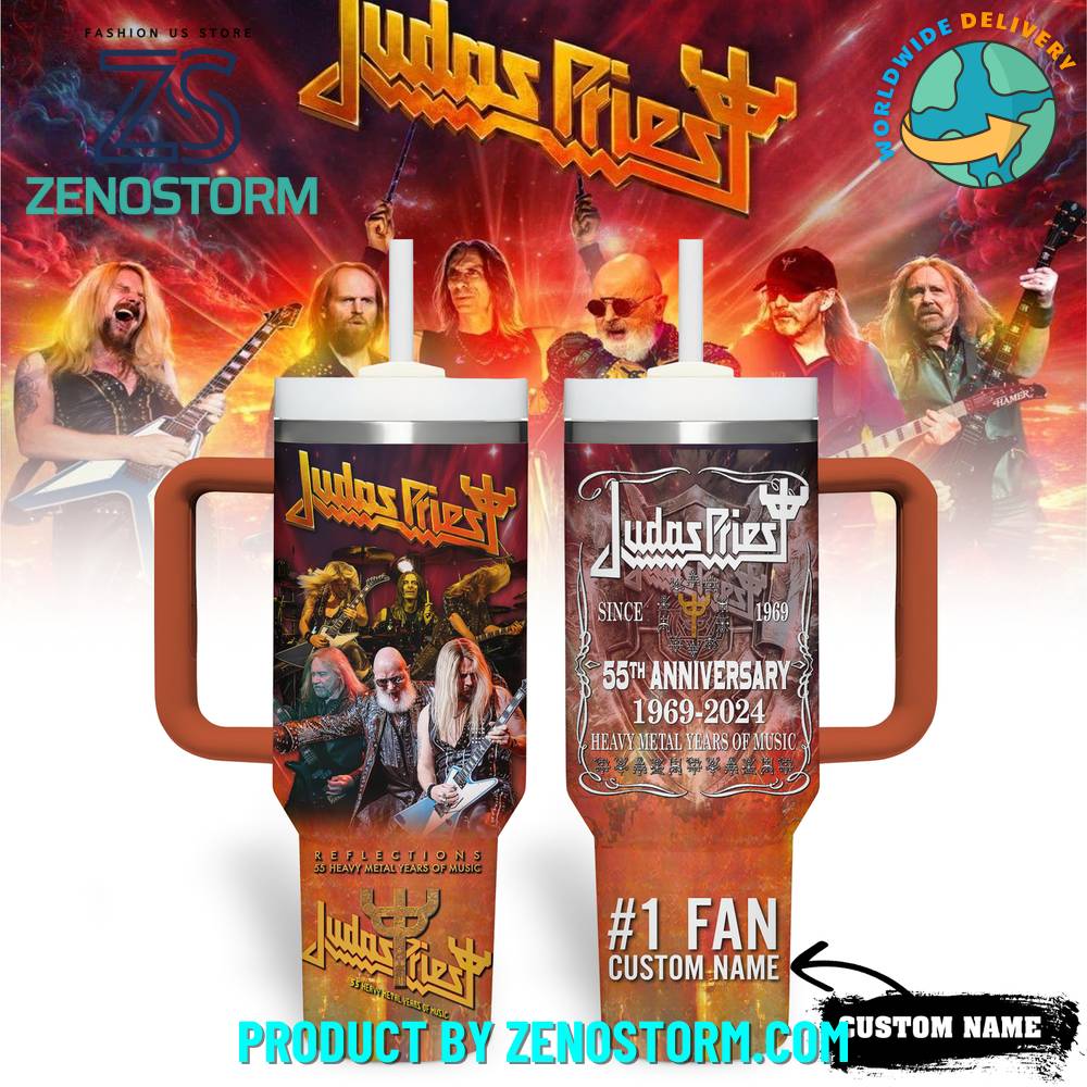 Judas Priest Music Stanley Tumbler With Handle Personalized Name St9196