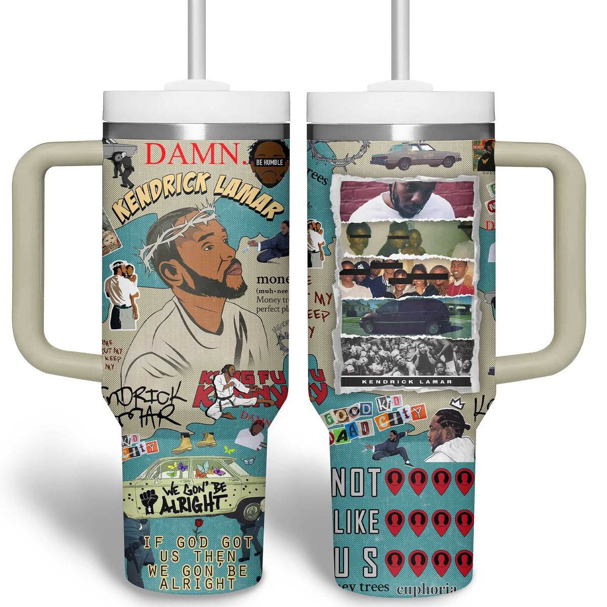 Kendrick Lamar Music Stanley Tumbler With Handle Personalized Name St6411