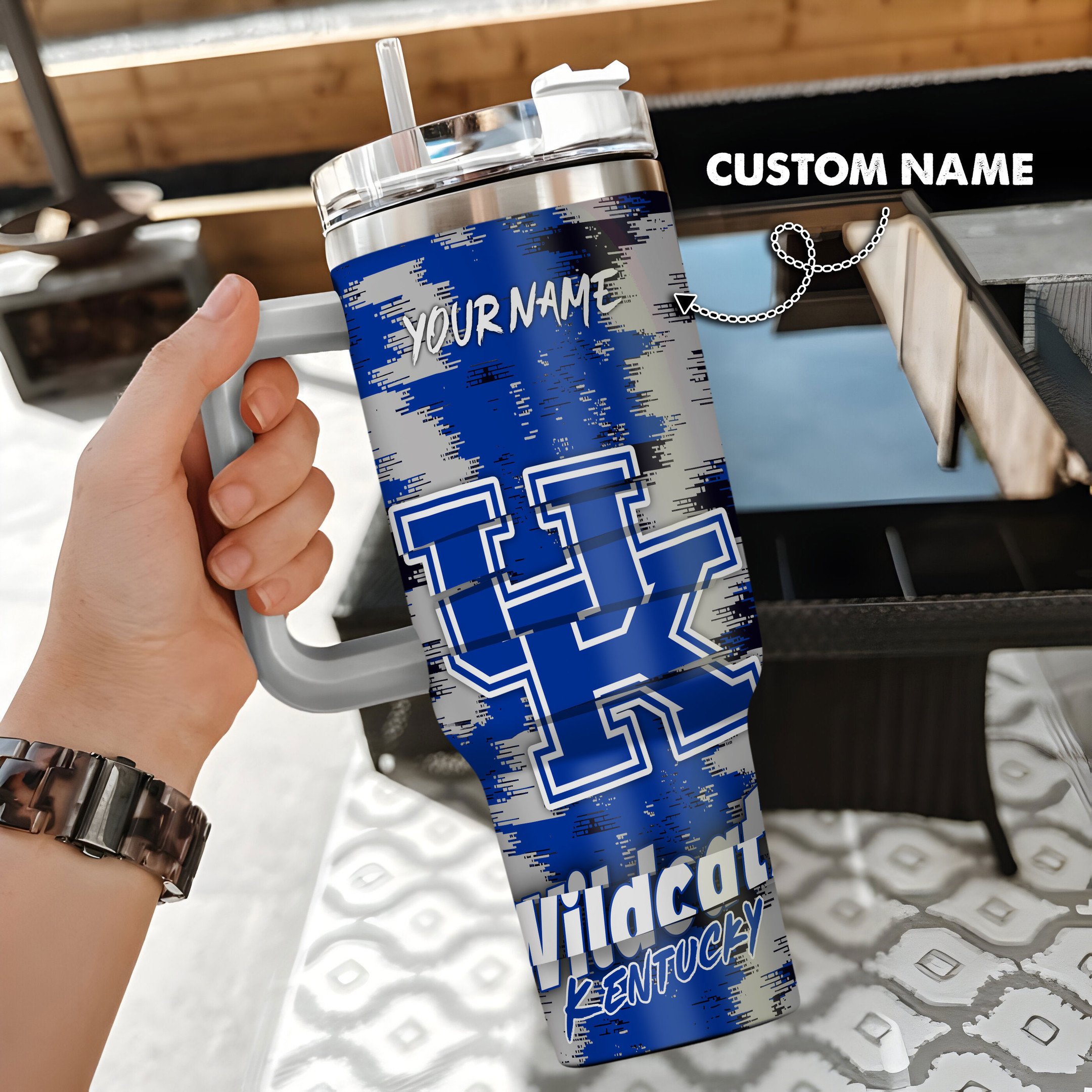 Kentucky Wildcats Stanley Tumbler Personalized Name St6456