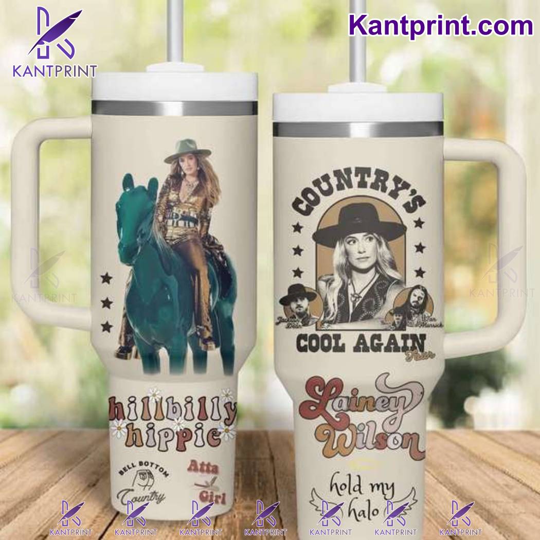Lainey Wilson Music Stanley Tumbler With Handle Personalized Name St7286