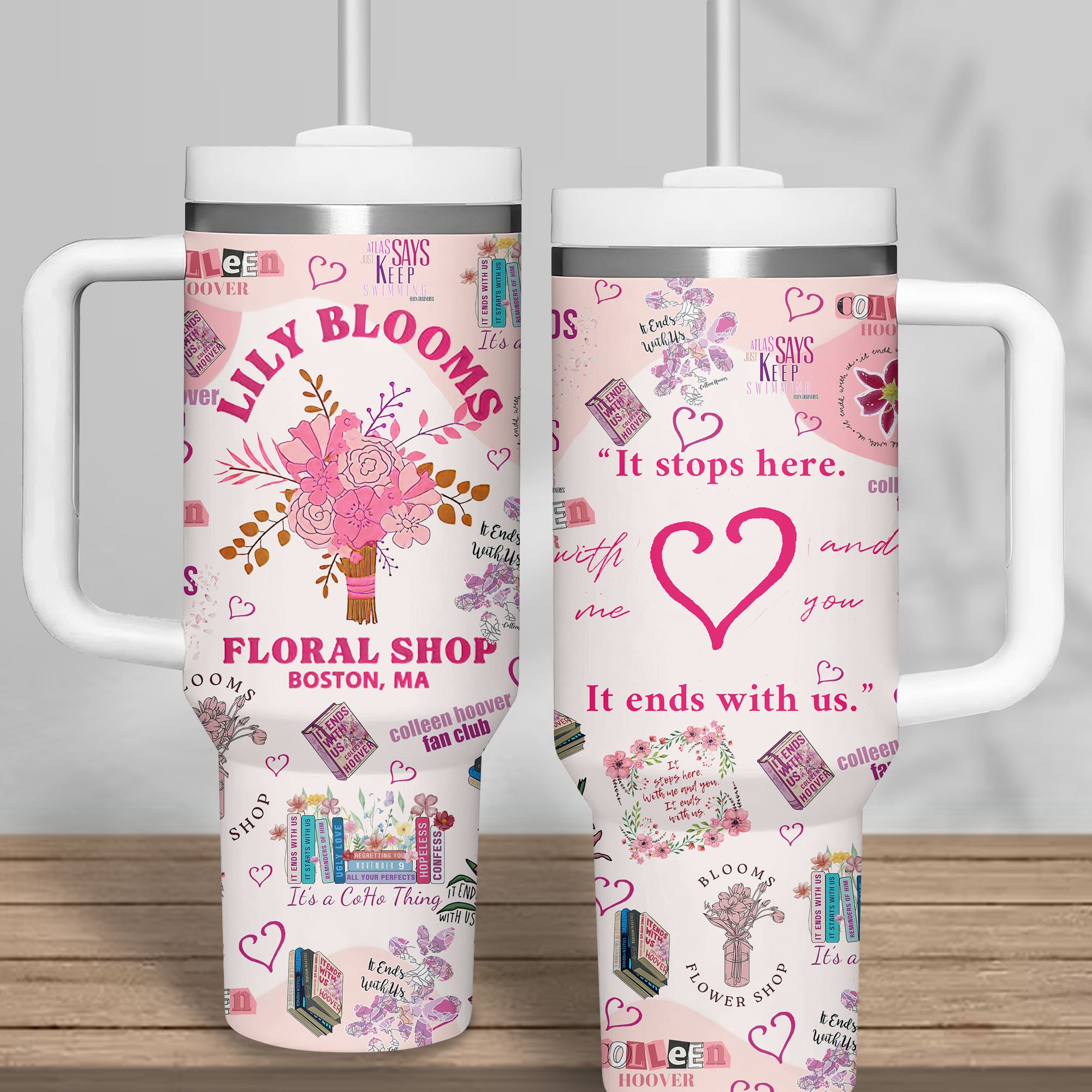 Lily Bloom Movies Stanley Tumbler With Handle Personalized Name St5998