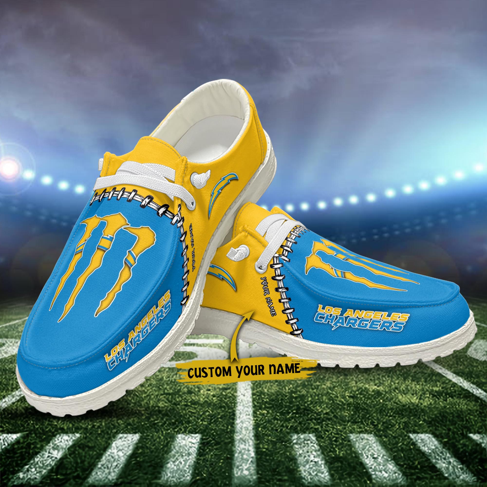 Los Angeles Chargers NFL Personalized Hey Dude Shoes For Men And Women ST1122