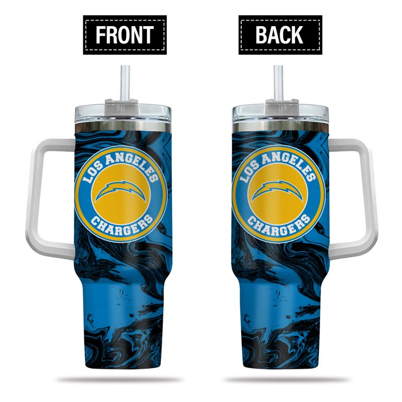 Los Angeles Chargers NFL Stanley Tumbler With Handle Personalized Name St5098