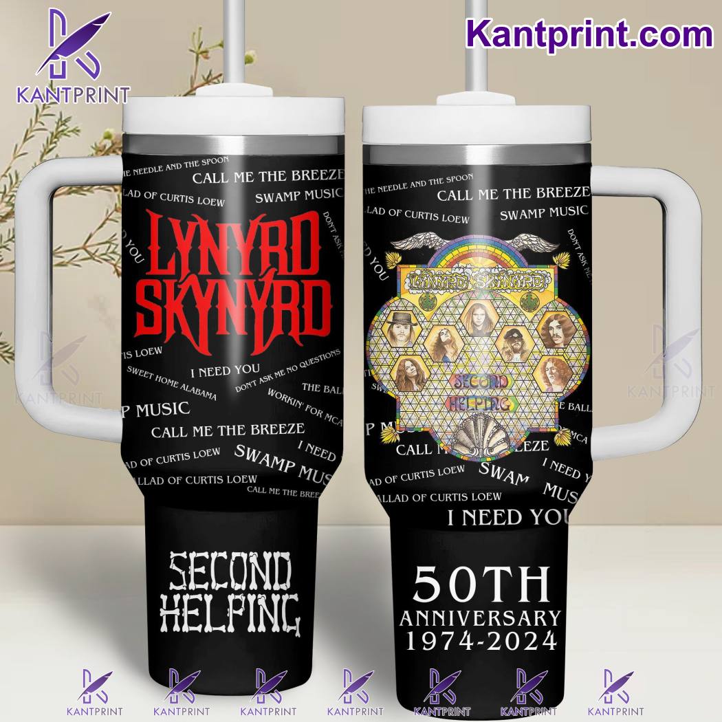 Lynyrd Skynyrd Music Stanley Tumbler With Handle Personalized Name St9480