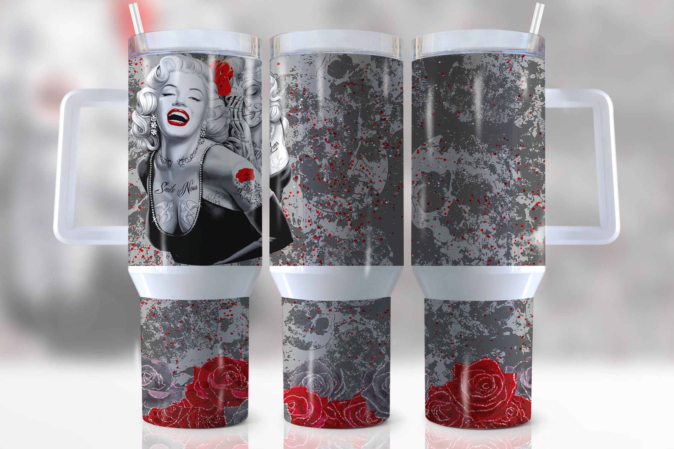 Marilyn Monroe Stanley Tumbler With Handle Personalized Name St2585