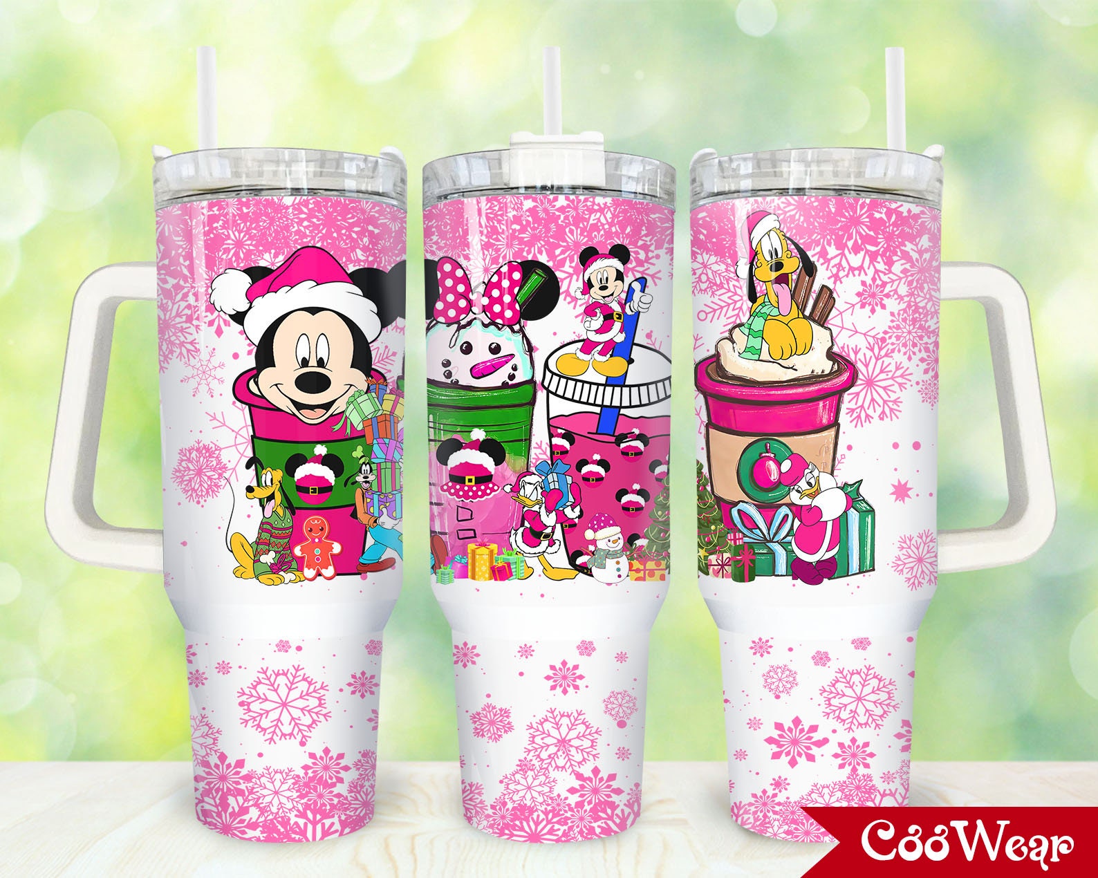 Mickey And Friends Disney Cartoon Stanley Tumbler With Handle Personalized Name St7265
