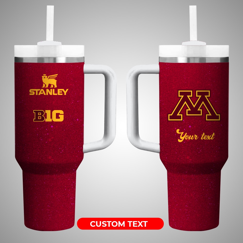 Minnesota Golden Gophers燦CAA Stanley Tumbler With Handle Personalized Name St3101