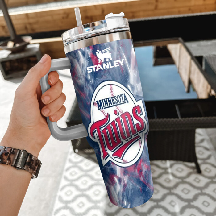 Minnesota Twins Stanley Tumbler Personalized Name St6592