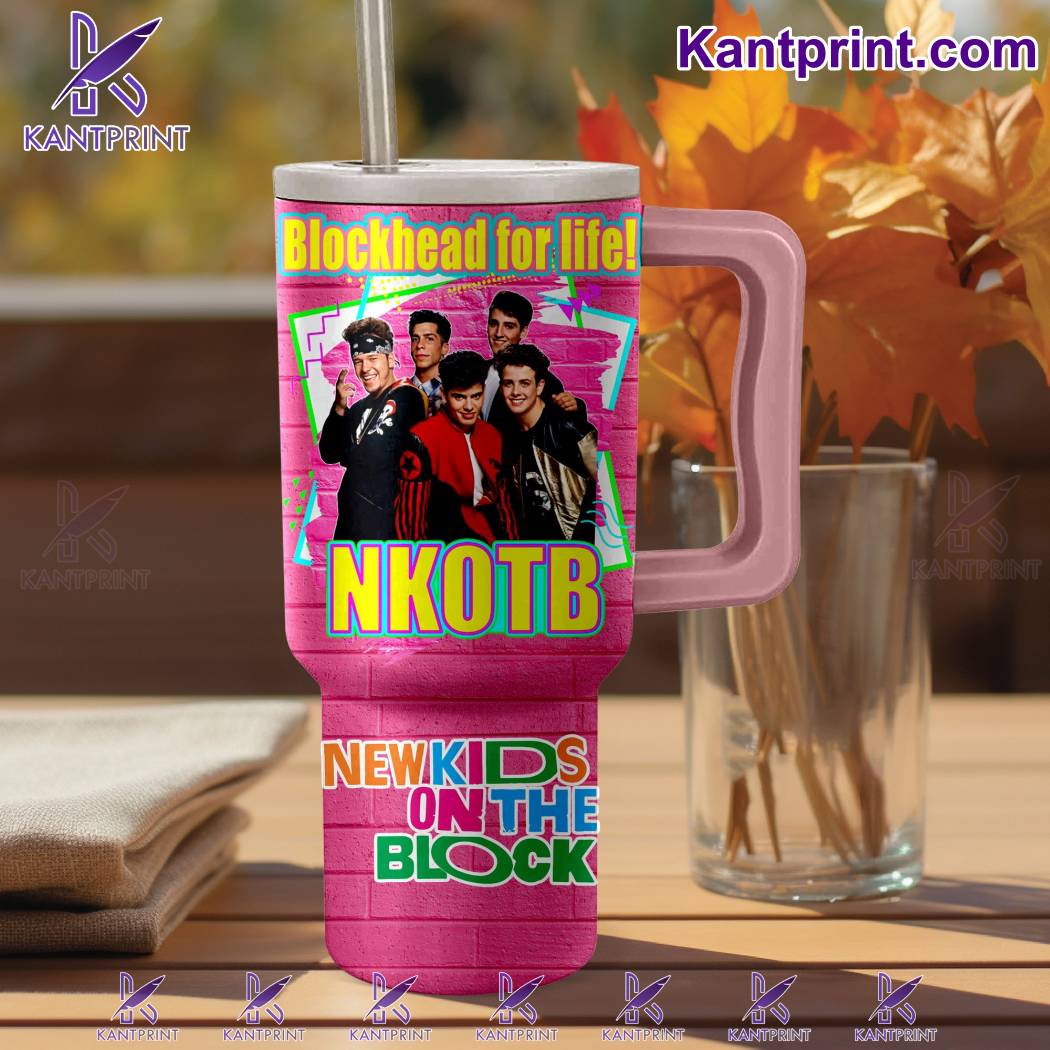 New Kids On The Block Music Stanley Tumbler With Handle Personalized Name St1910