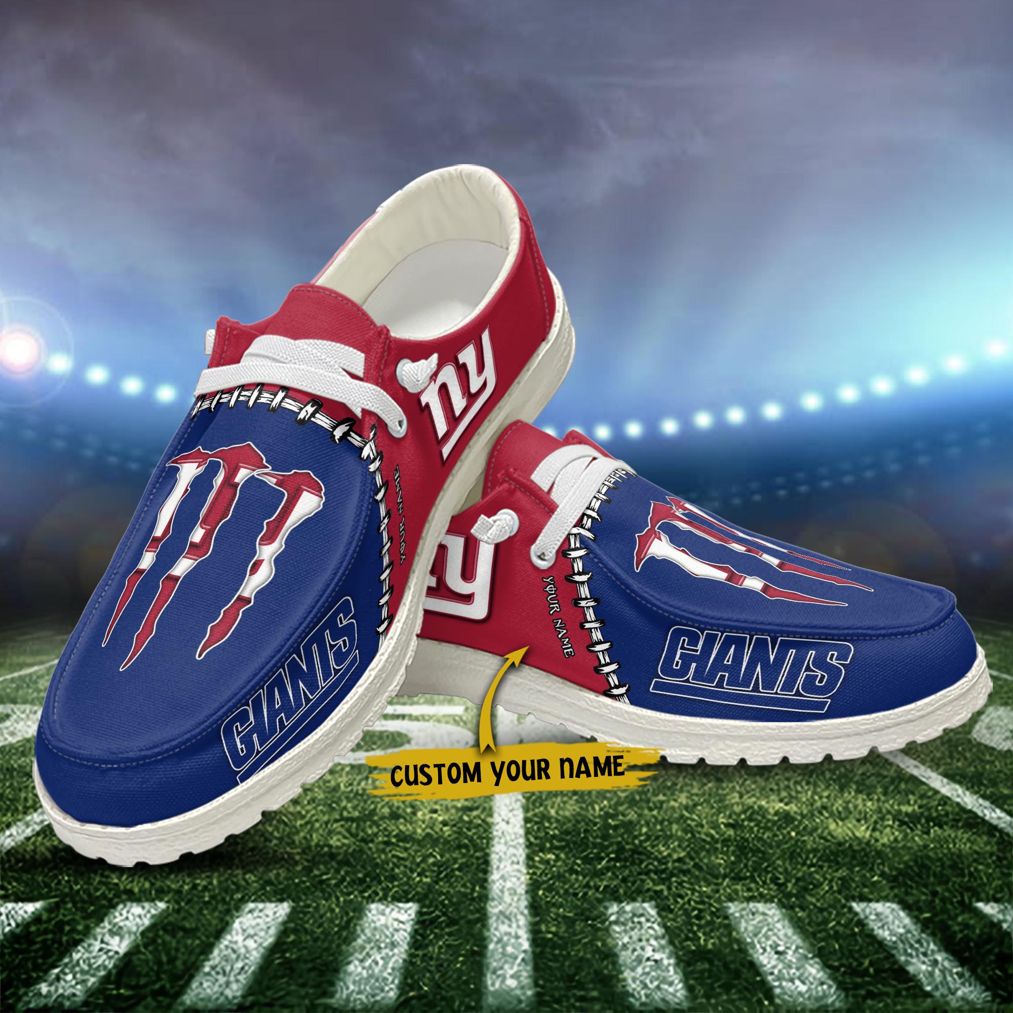 New York Giants NFL Personalized Hey Dude Shoes For Men And Women ST1135