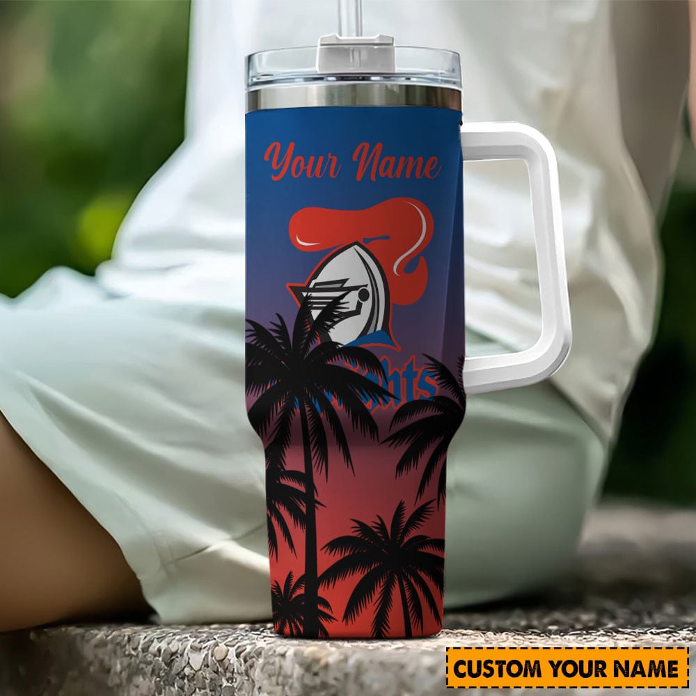 Newcastle Knights NRL Stanley Tumbler With Handle Personalized Name St8846