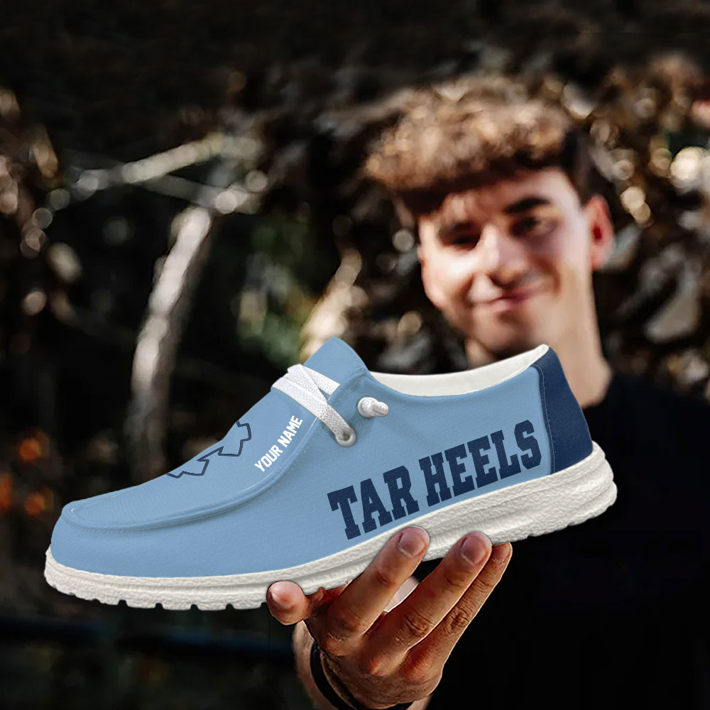 North Carolina Tar Heels NCAA Personalized Hey Dude Shoes For Men And Women ST1120