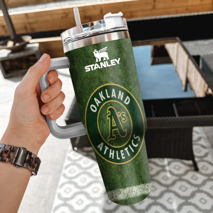 Oakland Athletics Stanley Tumbler Personalized Name St8888