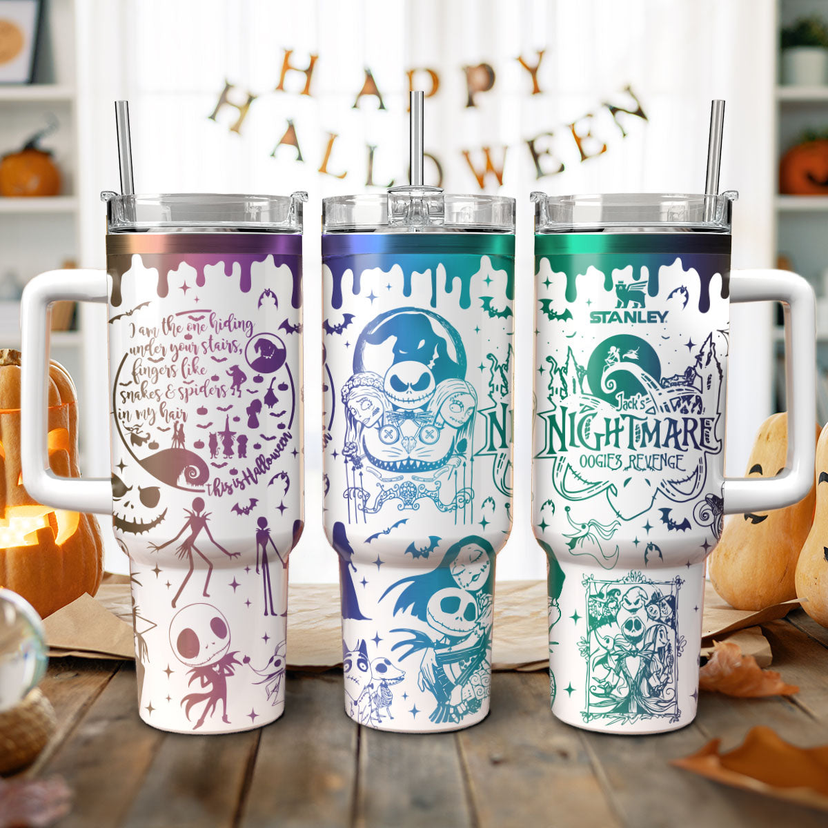 Oogie Revenge The Nightmare Before Christmas Games Stanley Tumbler With Handle Personalized Name St1695