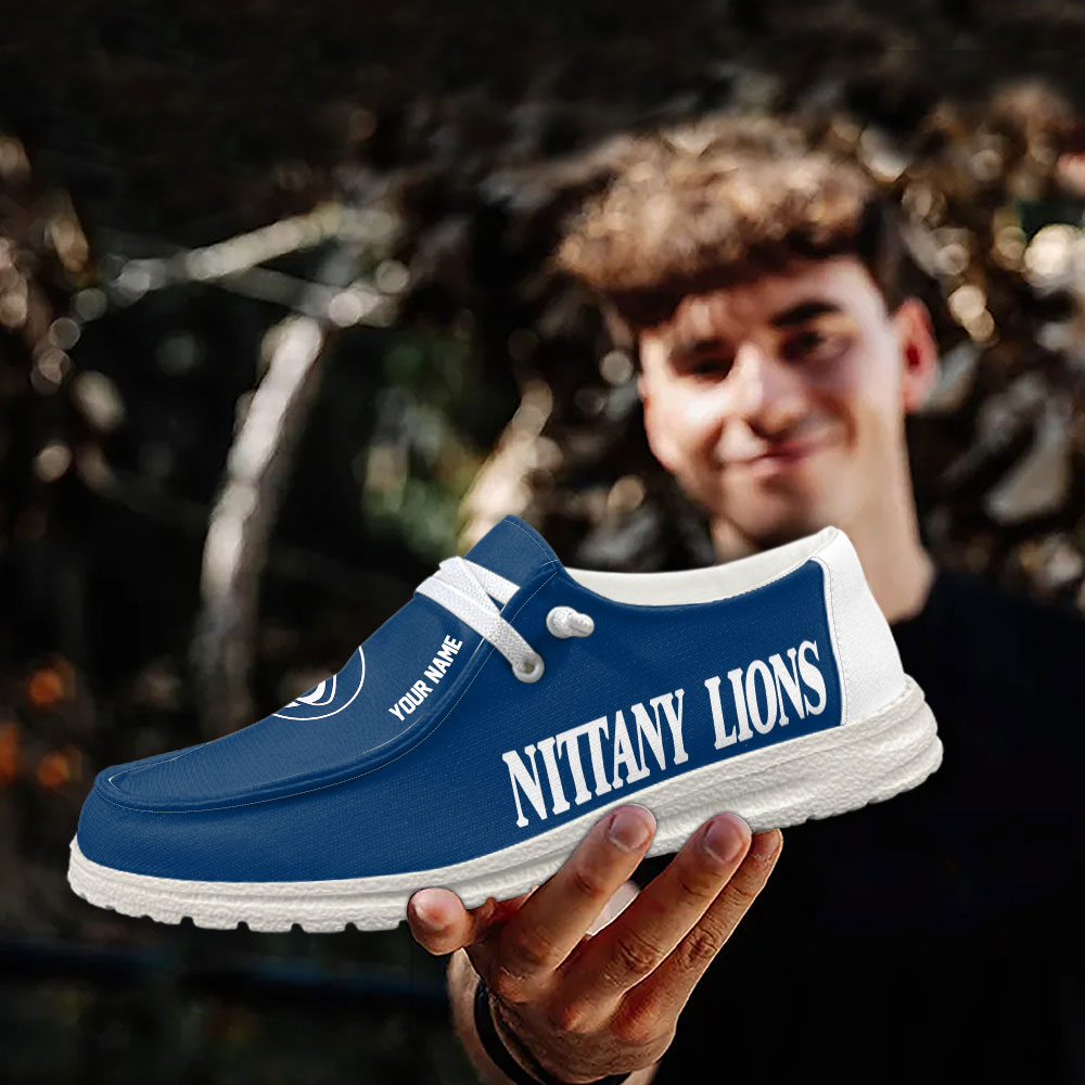 Penn State Nittany Lions NCAA Personalized Hey Dude Shoes For Men And Women ST1123