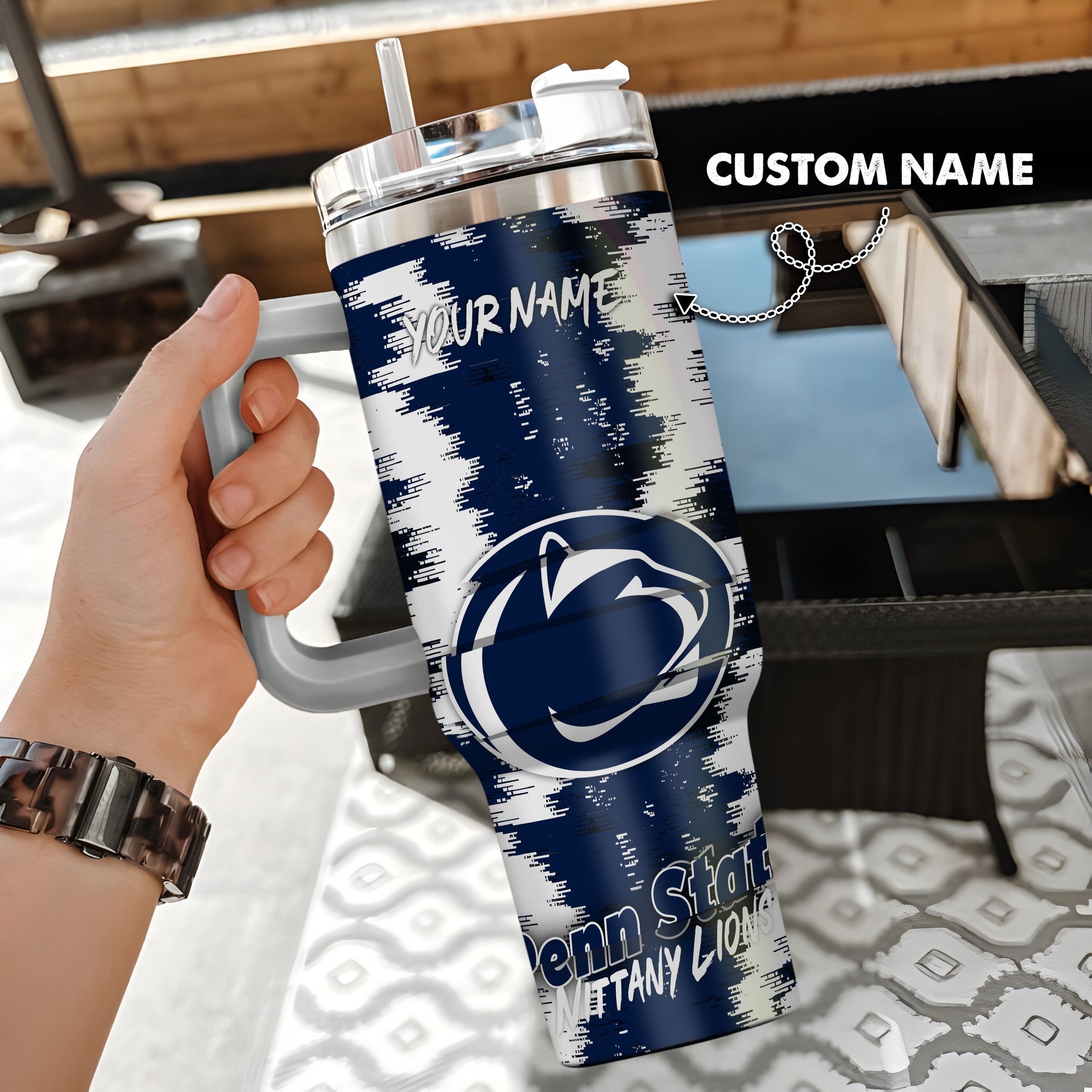 Penn State Nittany Lions Stanley Tumbler Personalized Name St4357