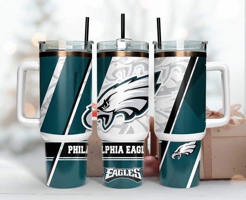 Philadelphia Eagles NFL Stanley Tumbler With Handle Personalized Name St1565