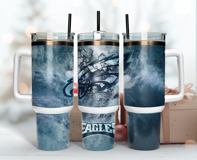 Philadelphia Eagles NFL Stanley Tumbler With Handle Personalized Name St4193