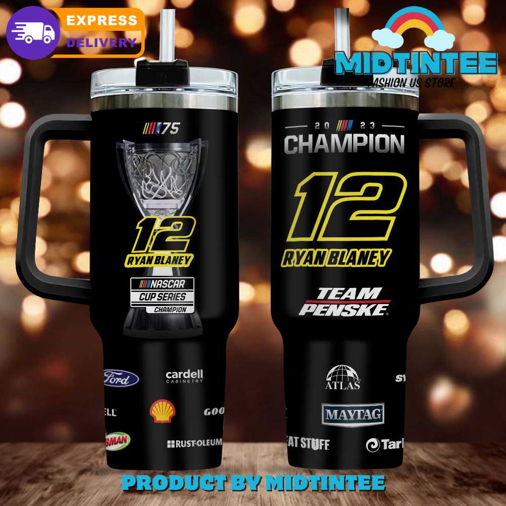 Ryan Blaney X Team Penske Stanley Tumbler With Handle Personalized Name St6963