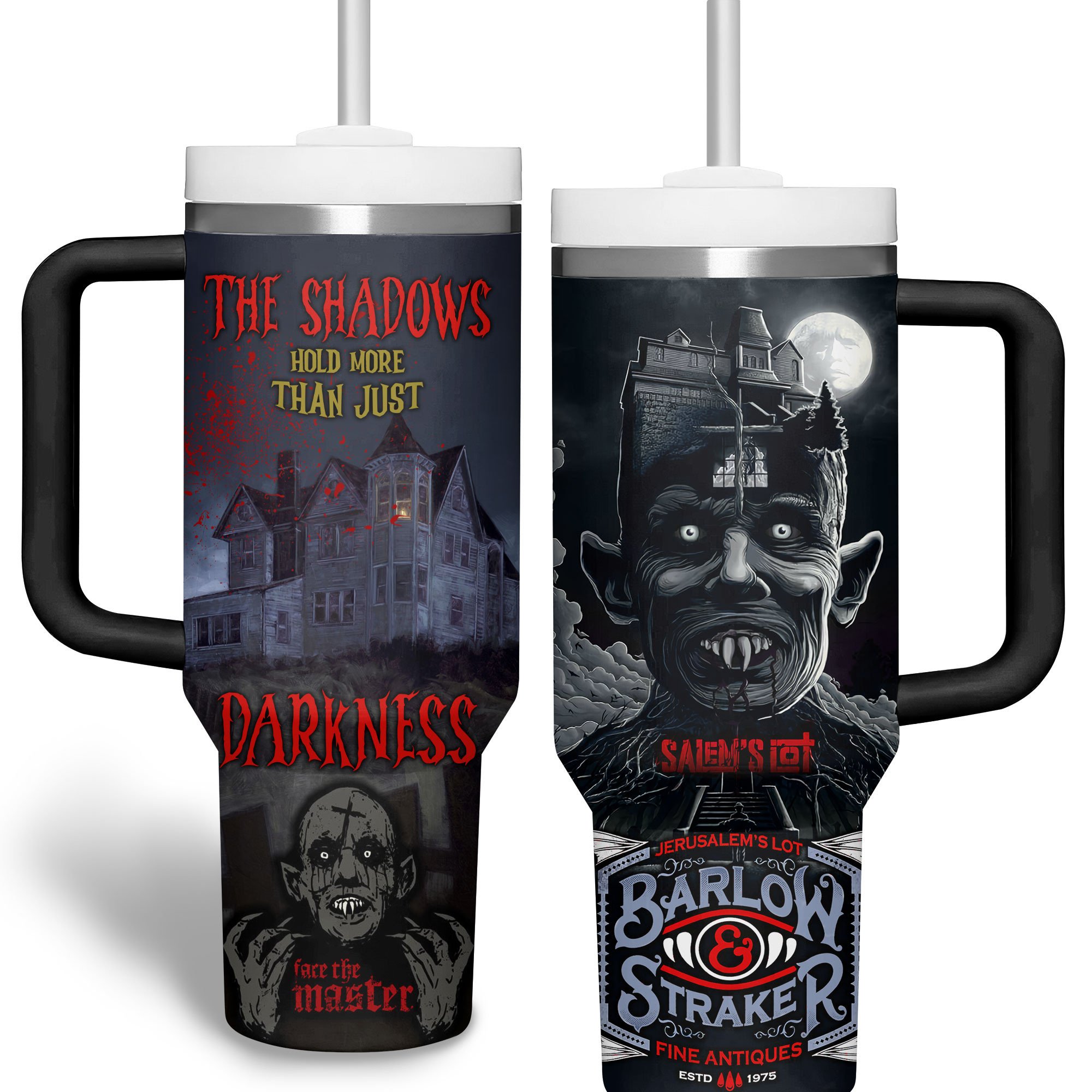 Salem Lot Movies Stanley Tumbler With Handle Personalized Name St6391