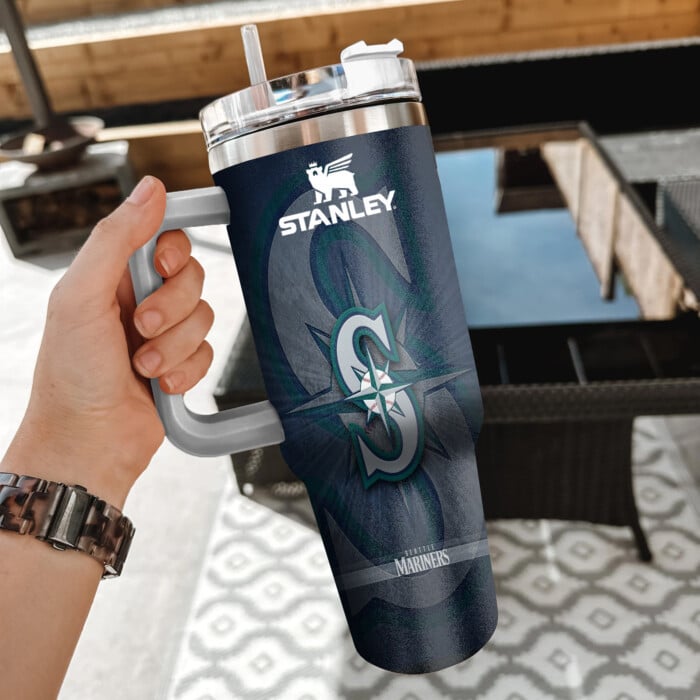 Seattle Mariners Stanley Tumbler Personalized Name St5497
