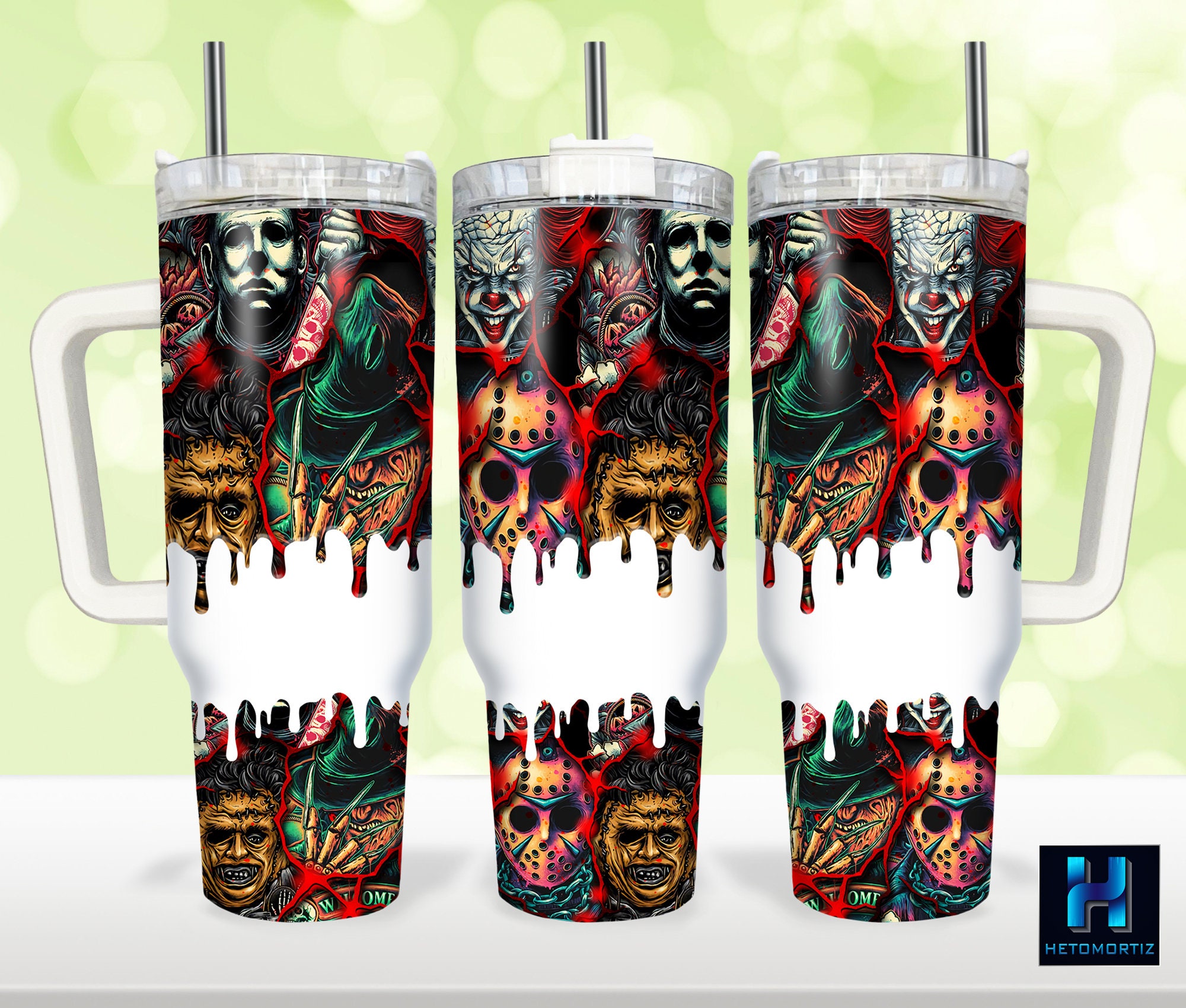 Serial Killers Horror Characters Movies Stanley Tumbler With Handle Personalized Name St1255