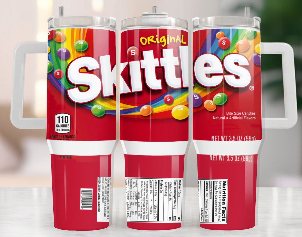 Skittles Original Stanley Tumbler With Handle Personalized Name St3048