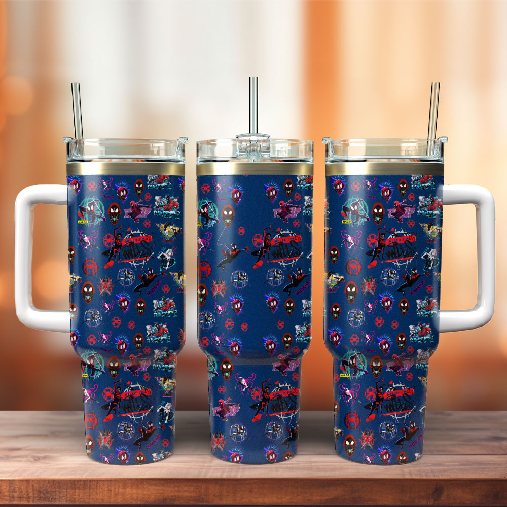 Spider Man Movie Stanley Tumbler With Handle Personalized Name St5598
