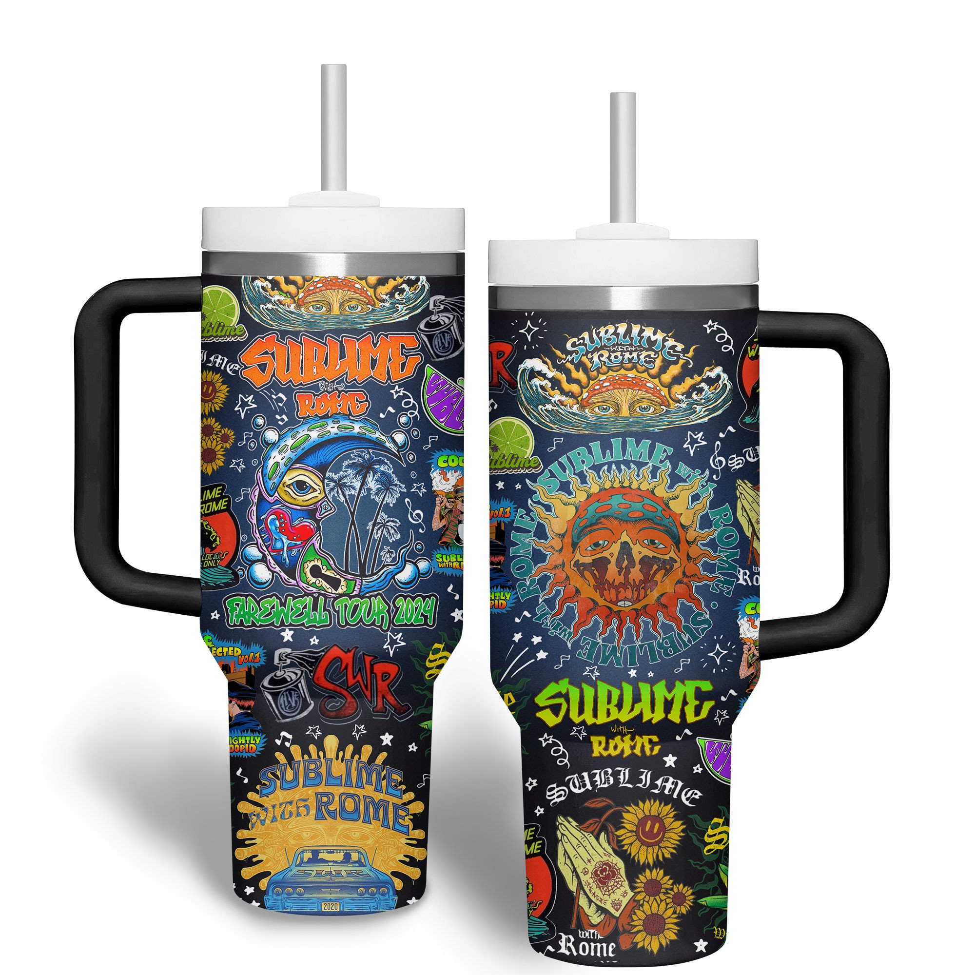 Sublime with Rome Music Stanley Tumbler With Handle Personalized Name St2070