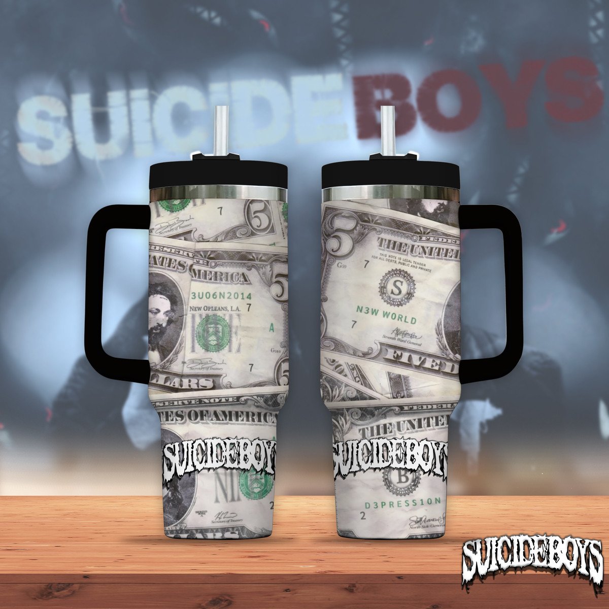 Suicideboys Music Stanley Tumbler With Handle Personalized Name St7882