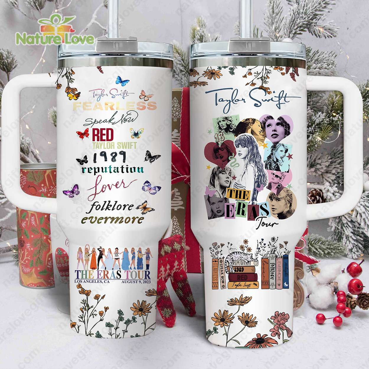 Taylor Swift Album Swiftie Collection Music Stanley Tumbler With Handle Personalized Name St4227