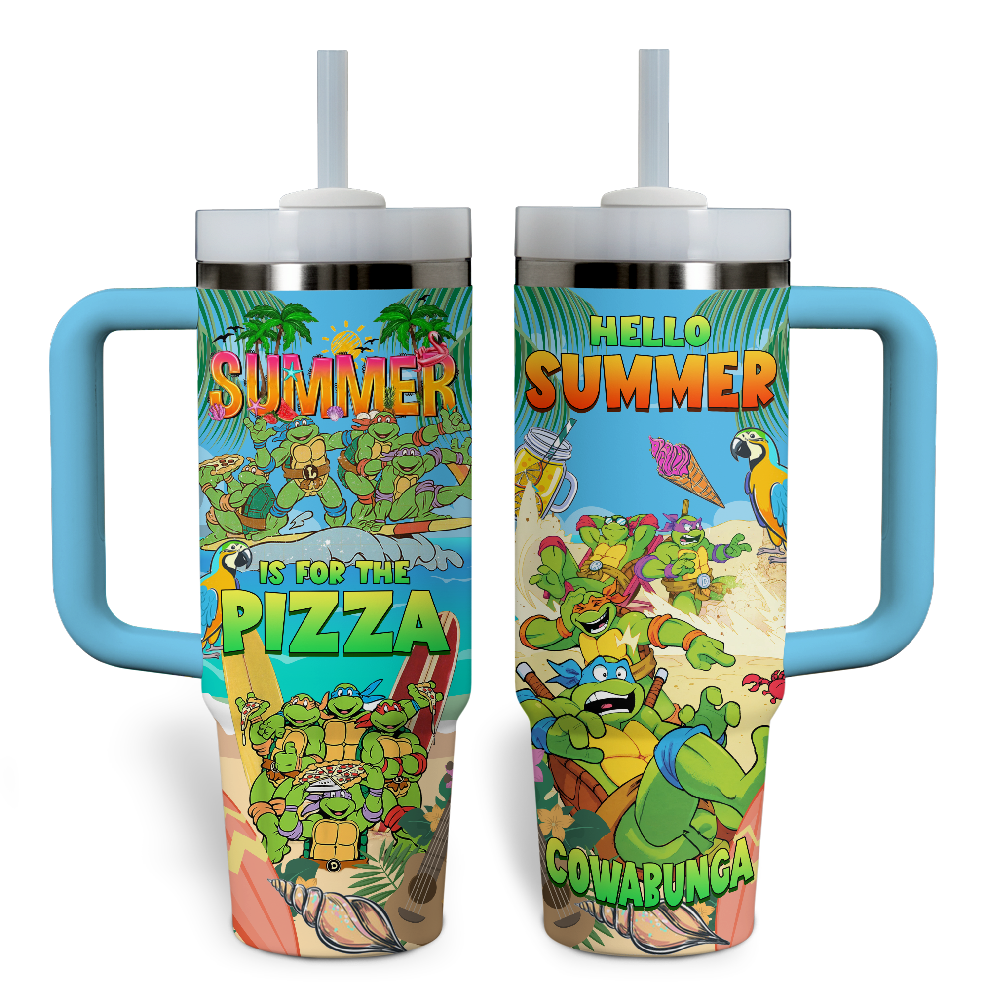 Teenage Mutant Ninja Turtles Movies Stanley Tumbler With Handle Personalized Name St8353