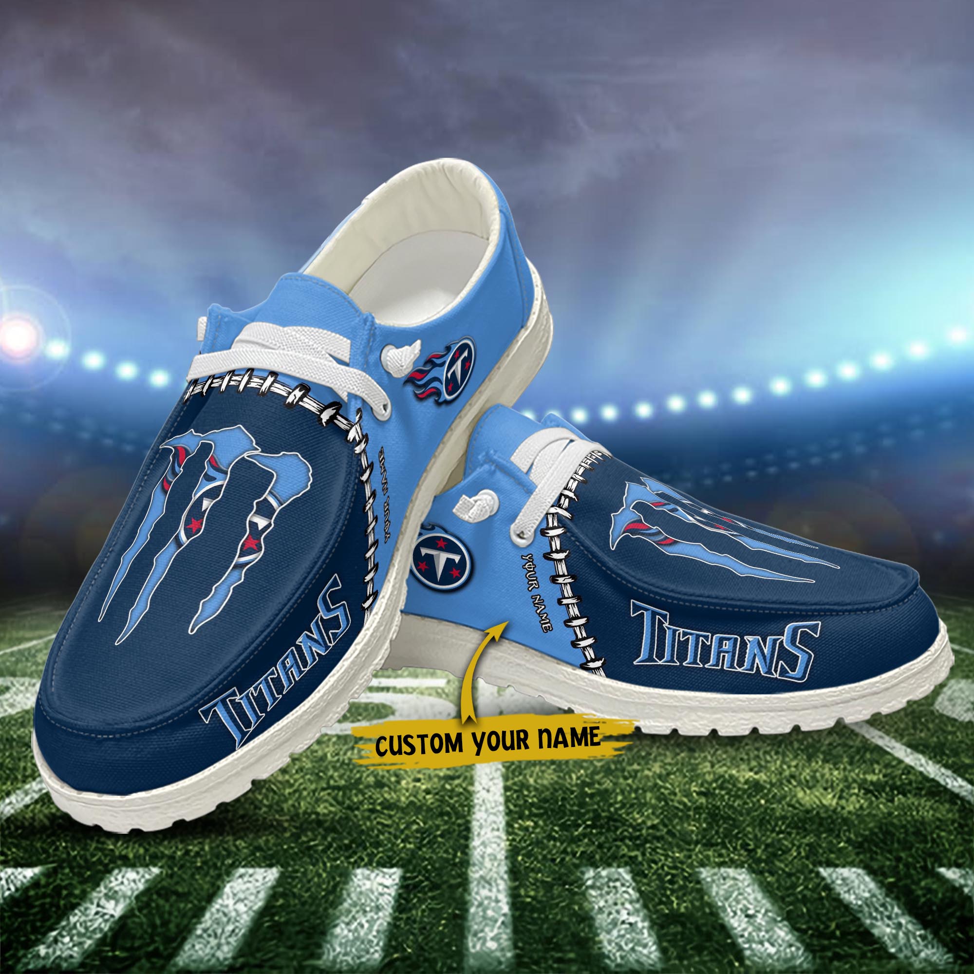 Tennessee Titans NFL Personalized Hey Dude Shoes For Men And Women ST1116