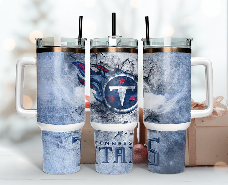 Tennessee Titans NFL Stanley Tumbler With Handle Personalized Name St1733