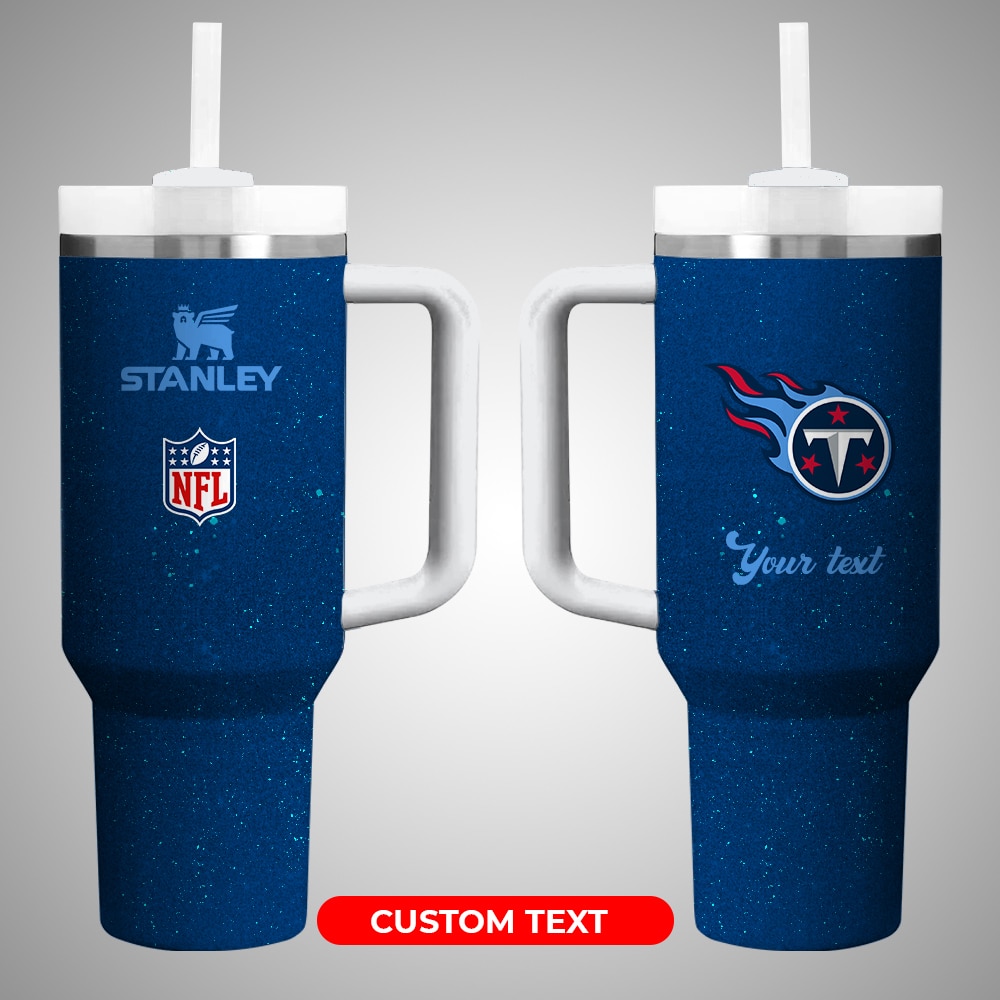Tennessee Titans NFL Stanley Tumbler With Handle Personalized Name St6531