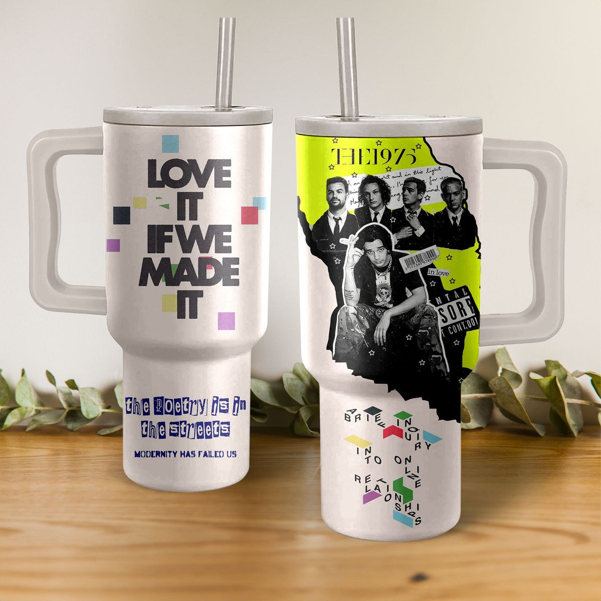The 1975 Music Stanley Tumbler With Handle Personalized Name St8209