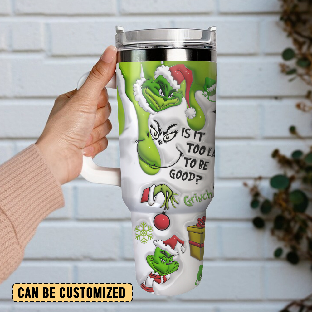 The Grinch Movies Christmas Stanley Tumbler With Handle Personalized Name St4590
