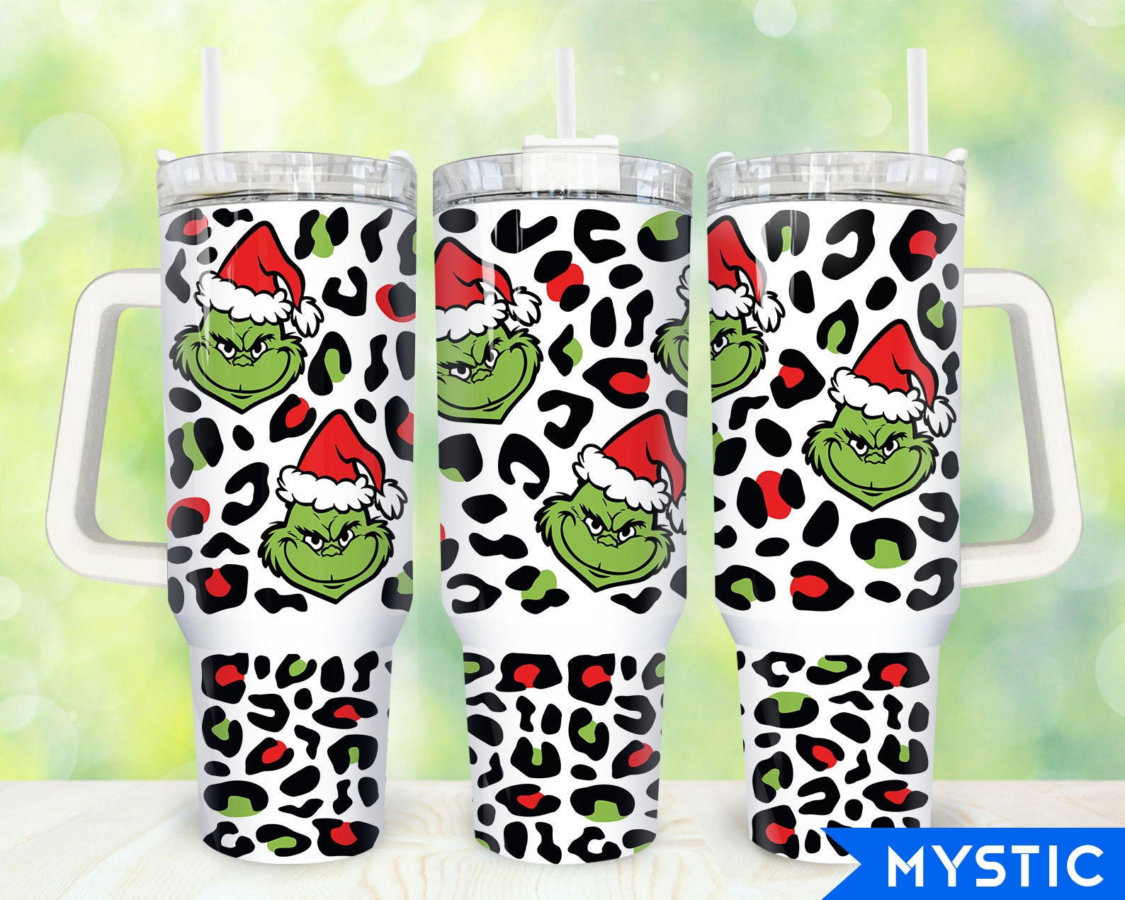 The Grinch Movies Stanley Tumbler With Handle Personalized Name St2500