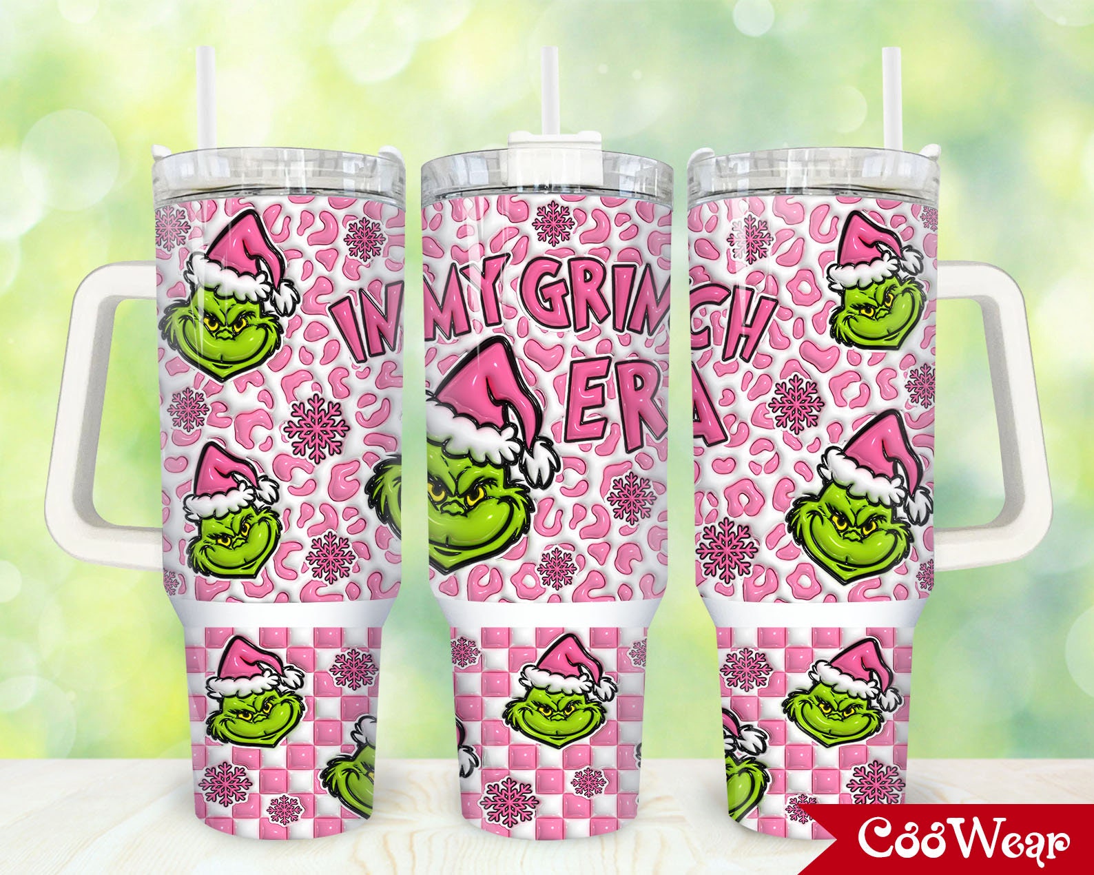 The Grinch Movies Stanley Tumbler With Handle Personalized Name St4927