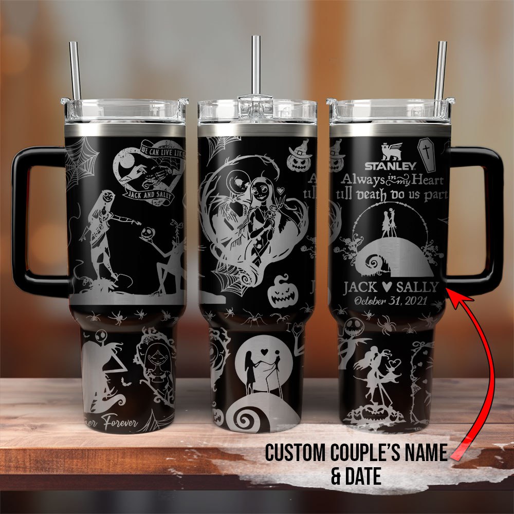 The Nightmare Before Christmas Movies Stanley Tumbler With Handle Personalized Name St5942