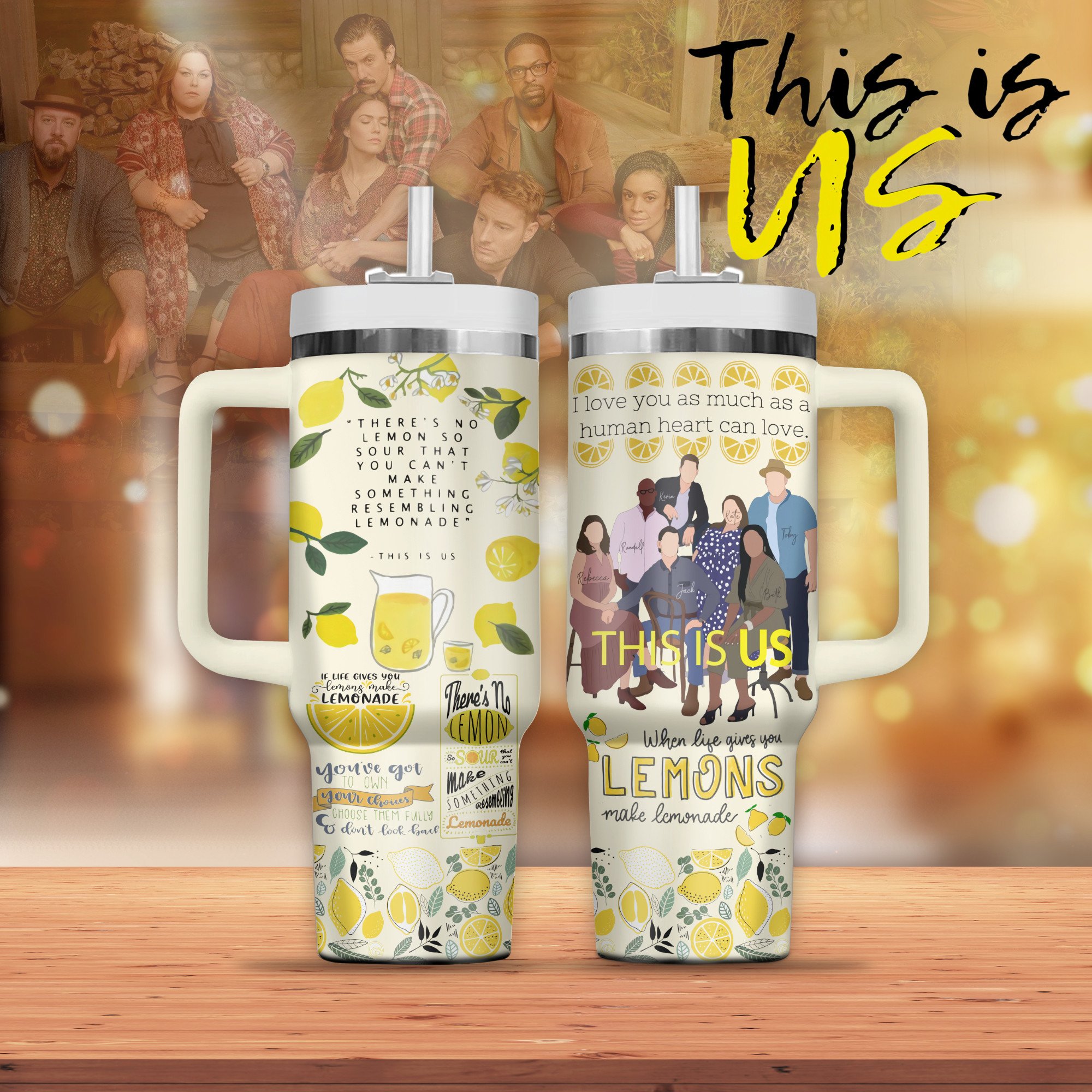 This Is Us TV Series Stanley Tumbler With Handle Personalized Name St2181