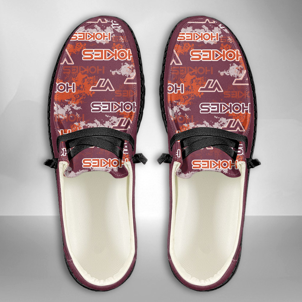 Virginia Tech Hokies NCAA Personalized Hey Dude Shoes For Men And Women ST12287