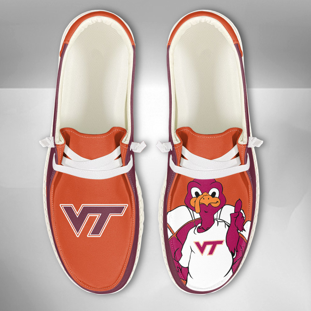 Virginia Tech Hokies NCAA Personalized Hey Dude Shoes For Men And Women ST12524