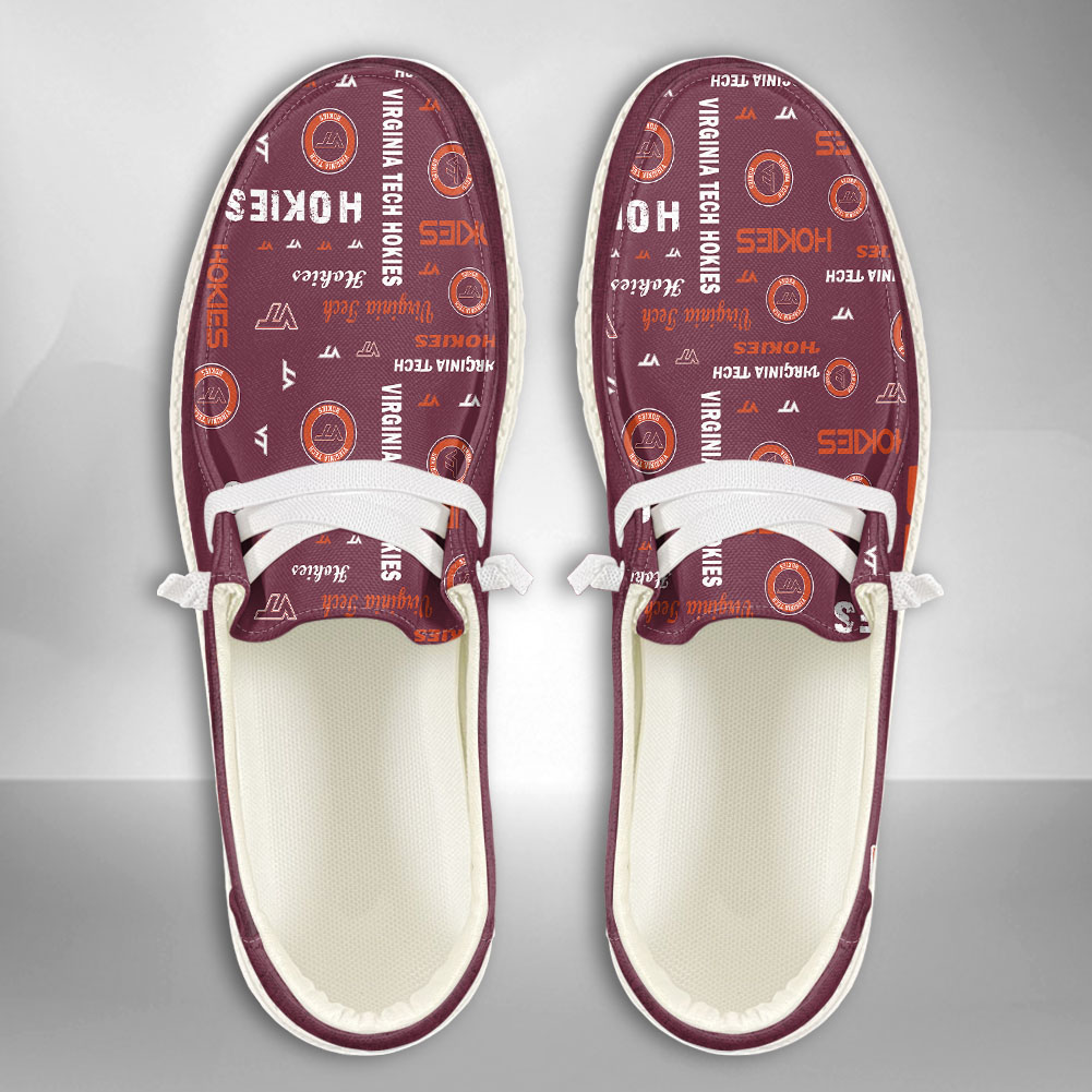 Virginia Tech Hokies NCAA Personalized Hey Dude Shoes For Men And Women ST12819