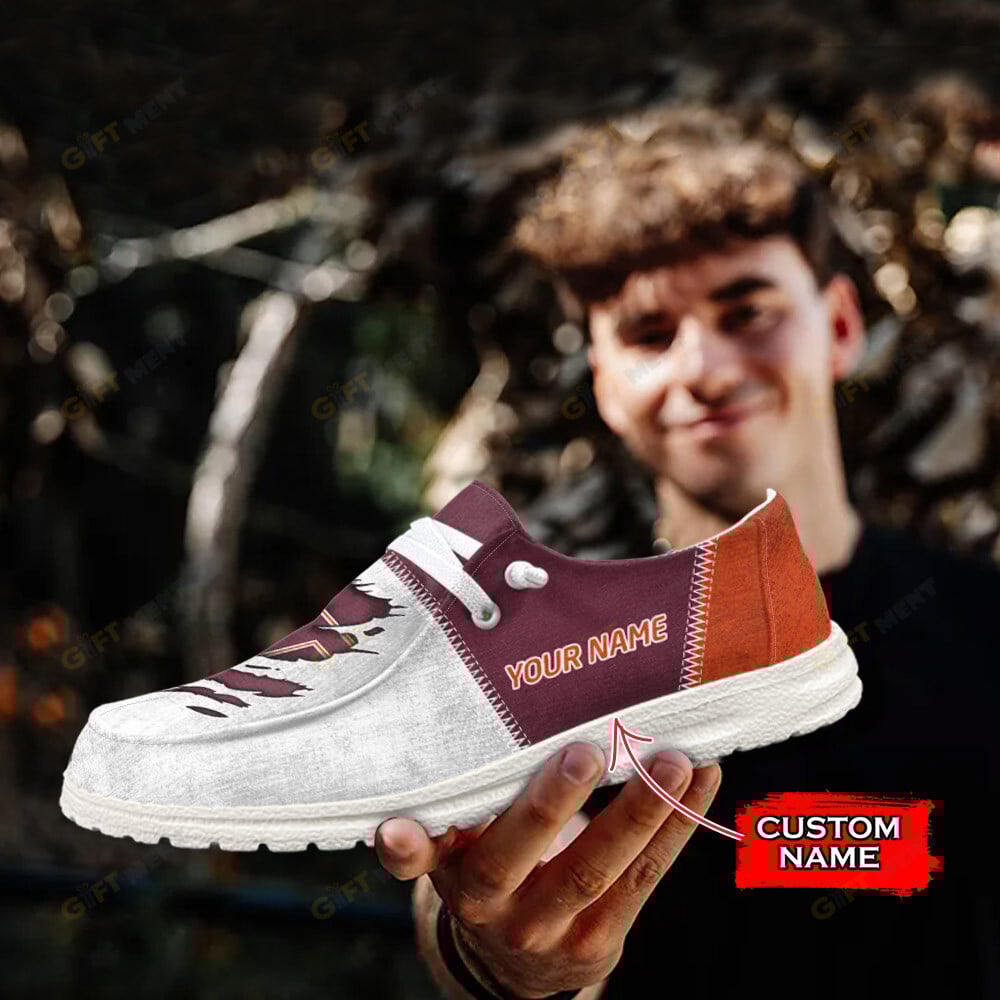 Virginia Tech Hokies Personalized Hey Dude Shoes For Men And Women ST4109