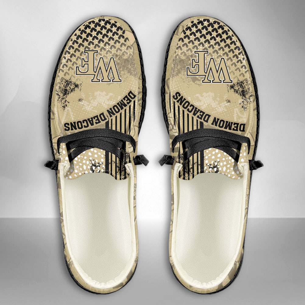Wake Forest Demon Deacons NCAA Personalized Hey Dude Shoes For Men And Women ST11987