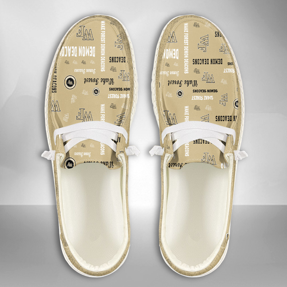 Wake Forest Demon Deacons NCAA Personalized Hey Dude Shoes For Men And Women ST12492
