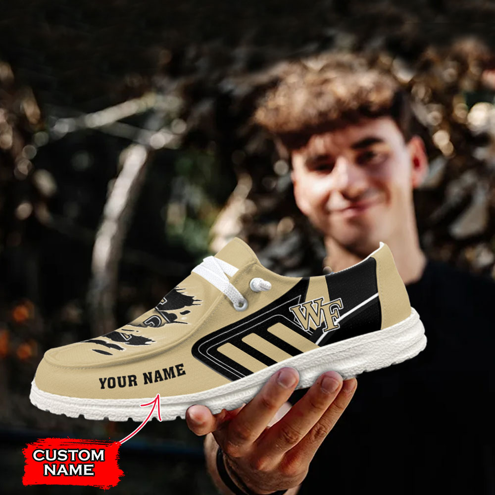 Wake Forest Demon Deacons NCAA Personalized Hey Dude Shoes For Men And Women ST14222