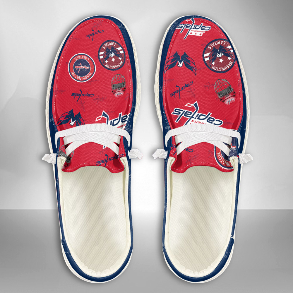 Washington Capitals NHL Personalized Hey Dude Shoes For Men And Women ST12407